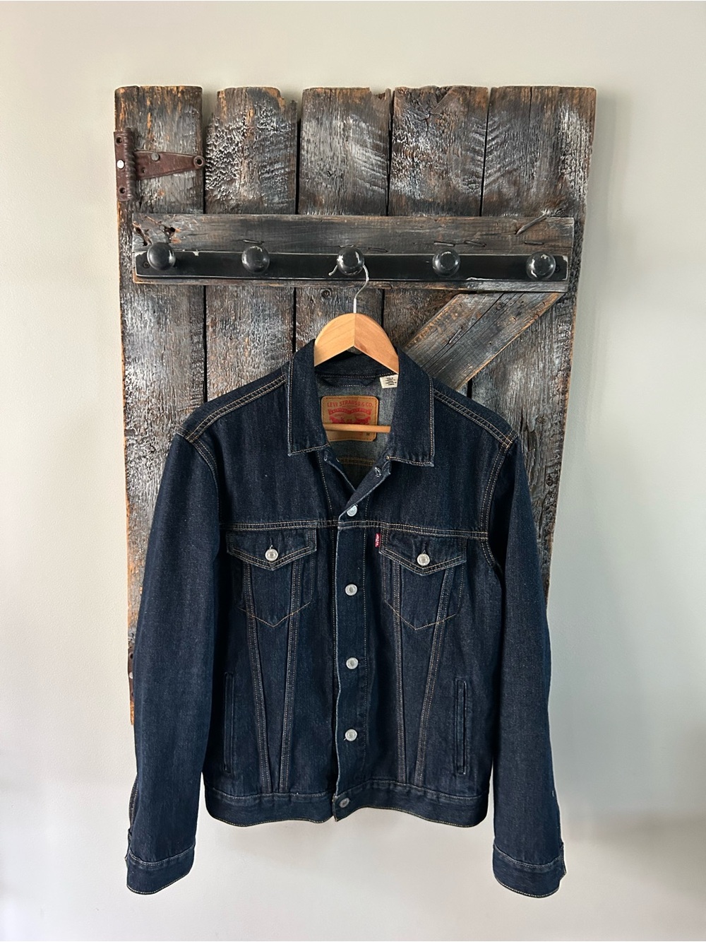 Men's Levi's Indigo Dark Blue Denim Jacket